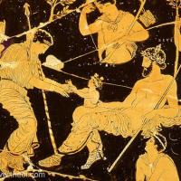 01 naissance Dionysos 405-385 avant JC,  musée de Tarente