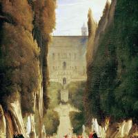 04 allee centrale du jardin et la villa carl blechen 1830