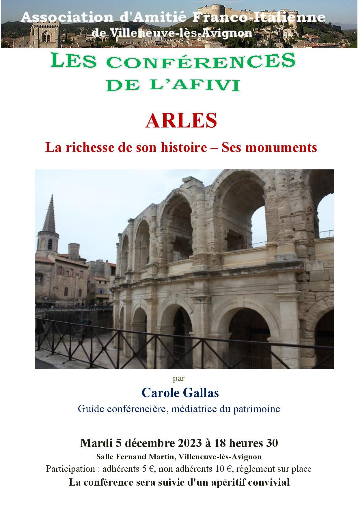 Arles affiche