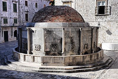 Dubrovnik fontaine de grand Onofrio