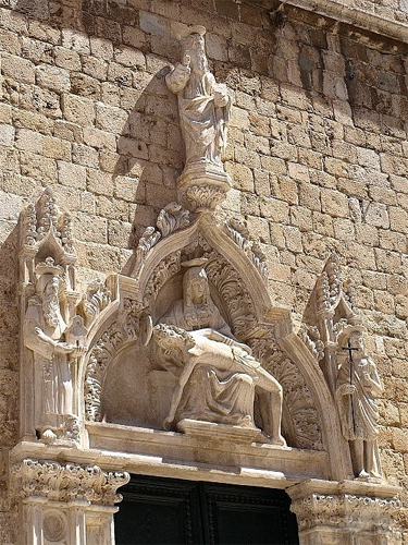 Dubrovnik Pieta monastère des Franciscains