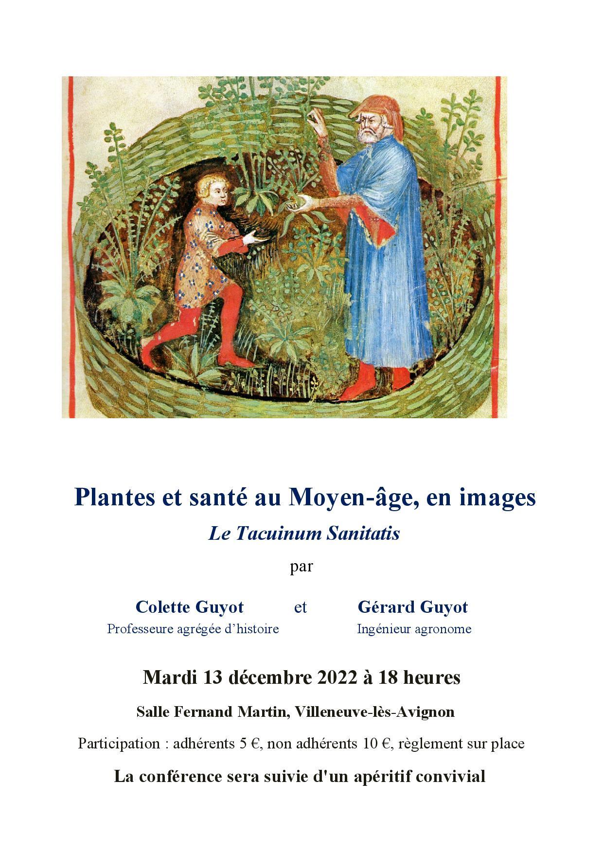 Plantes et sante au moyen age affiche 2022 12 13