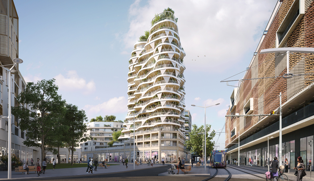 05 Le Totem Projet de Chemetov quartier St Roch